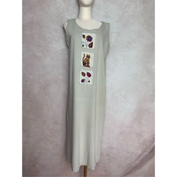 Vintage Plus Size Jumper Cat Themed - Picture 1 of 6